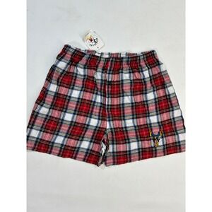 Vintage NWT Mickey & Co Disney Goofy Plaid Boxer‎ Shorts Lounge Sleepwear Size L